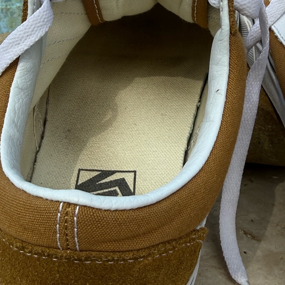 Vans Women's Brown Suede Sneakers - Picture 7 of 8